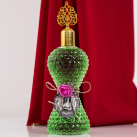 Platin 350 ml. İnce Belli Cam Şişe Zeytin Çiçeği Kolonyası